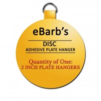 ONE 2 in hanger-eBarb's Plate Hangers-BEST PRICES! SEE OUR STORE! $1.99-$25.99 648501000121  223071993556